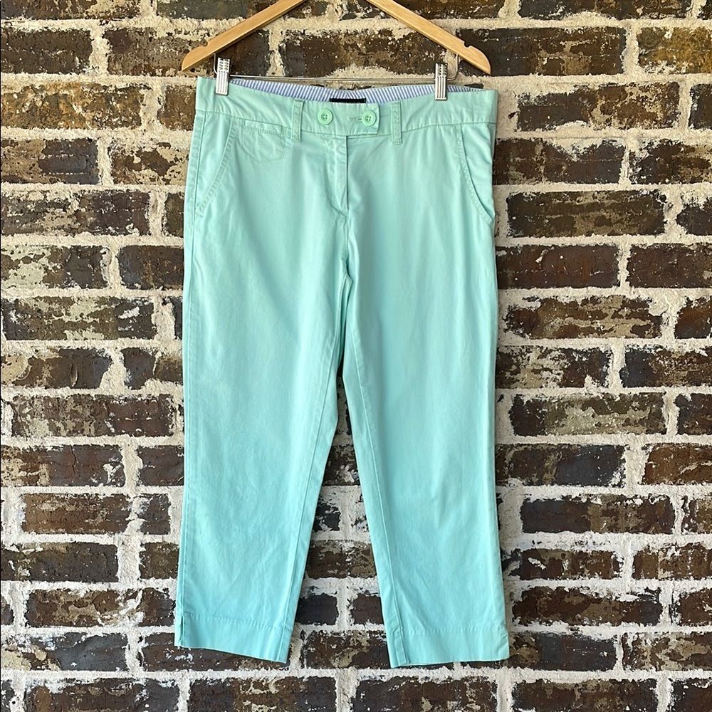 Tommy Hilfiger Mint Green Cropped Pants Size 8